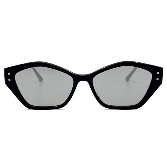 NWT Dior MissDior S1U Cat Eye Sunglasses in Black Silver Mirror - Picture 13 of 14